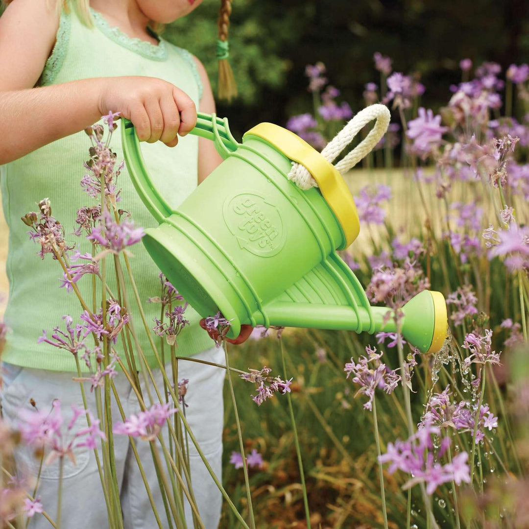 Gartenspielzeug-Set Kinder Giesskanne Harke Schaufel recycelter Kunststoff - Bild 5
