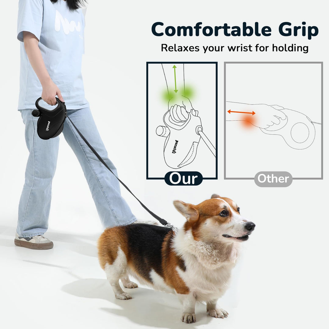 Rollleine Hund 10m mit Schnellbremse bis 50 kg, Anti-Rutsch - Bild 6