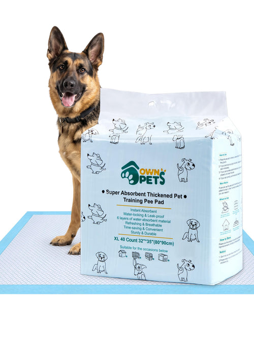 Trainingsunterlage Hund XL 80x90cm superabsorbierend 40 Stück
