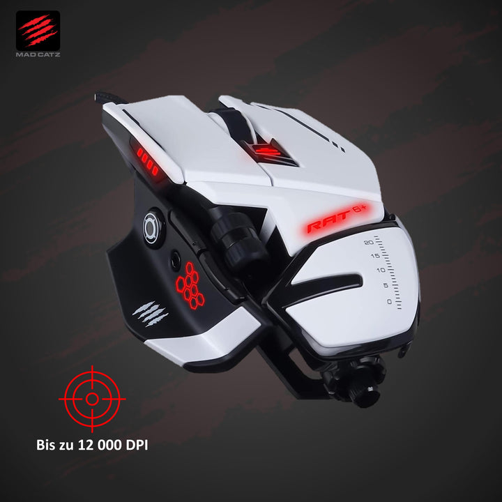 Gaming-Maus kabelgebunden ergonomisch 12.000 DPI RGB 11 Tasten - Bild 5