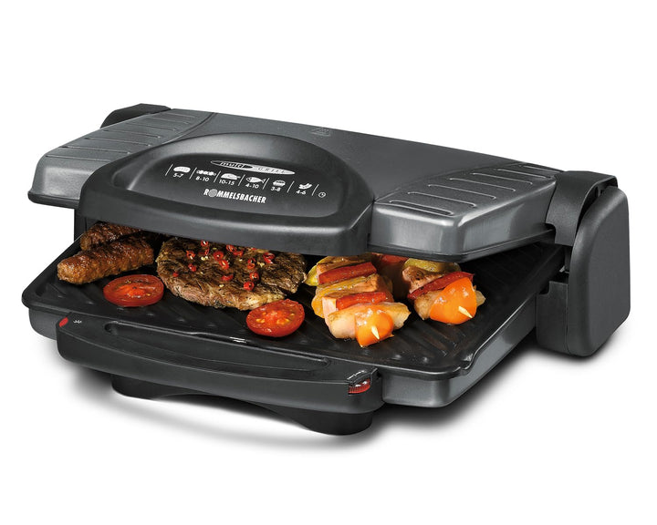 Tischgrill 3-in-1 aufklappbar 1800W mit Antihaftplatten 33x24cm