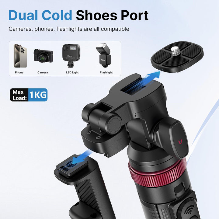 Stativ 3-in-1 Selfie-Stick 185cm mit Bluetooth-Fernbedienung - Bild 9