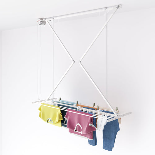 Deckenwäscheständer klappbar Aluminium 152 cm für innen und aussen