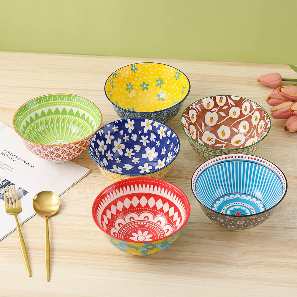 Müslischalen Set Porzellan 6er bunt 700 ml 15,7 cm - Bild 3