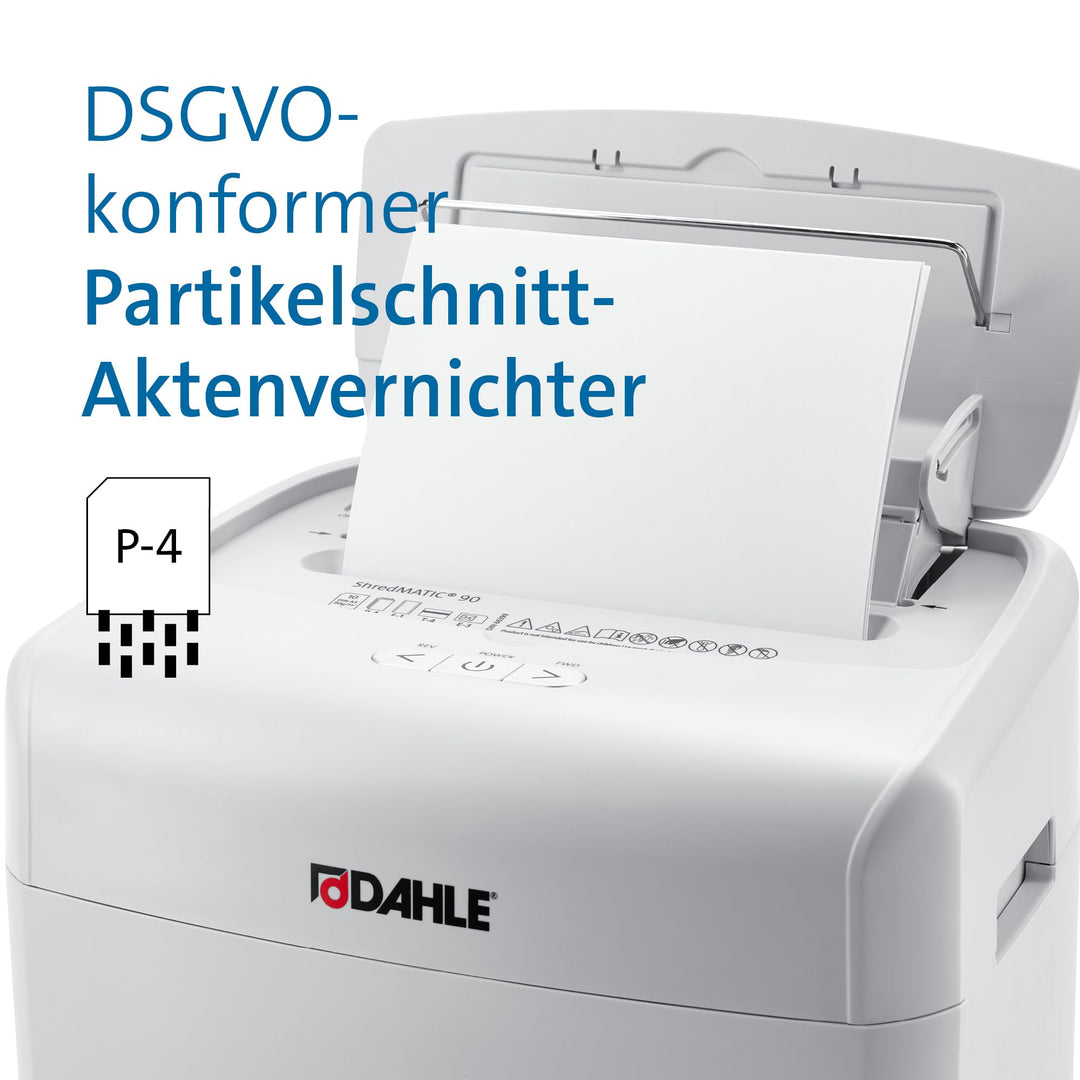 Aktenvernichter Autofeed 90 Blatt Partikelschnitt Sicherheitsstufe P4 - Bild 3