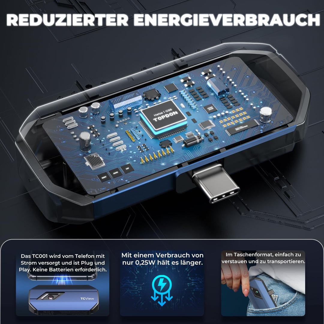 Wärmebildkamera Android USB-C 512x384 TISR -20 bis 550°C - Bild 6