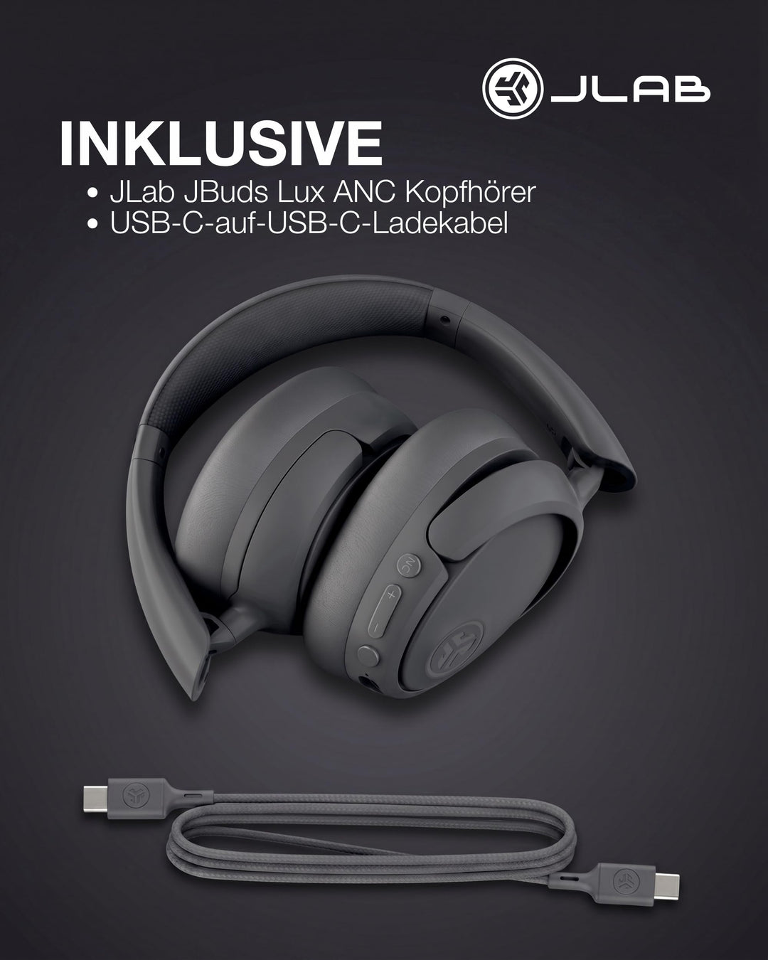 Over-Ear Bluetooth Kopfhörer ANC 70h Akku Spatial Audio Graphit - Bild 10