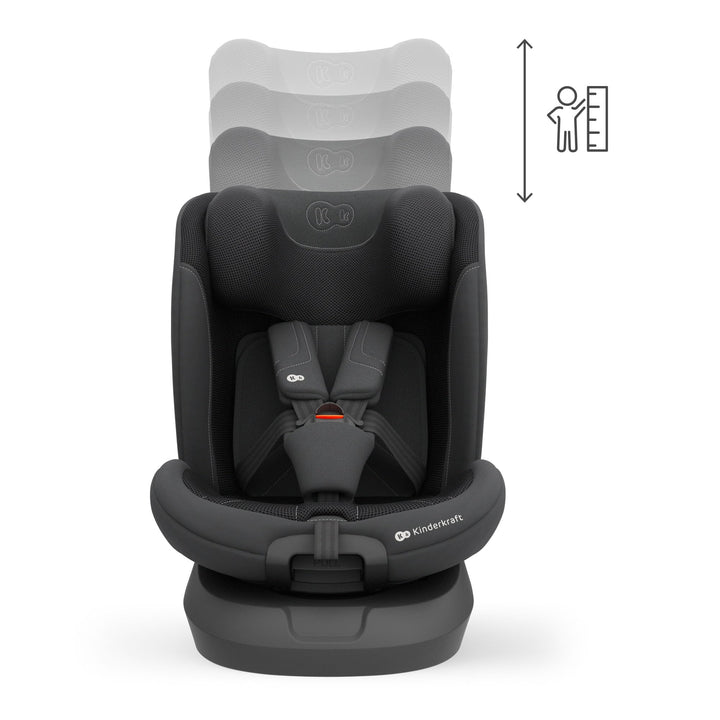 Kindersitz 360° drehbar I-Size 40-150 cm Isofix 0-36 kg Schwarz - Bild 7