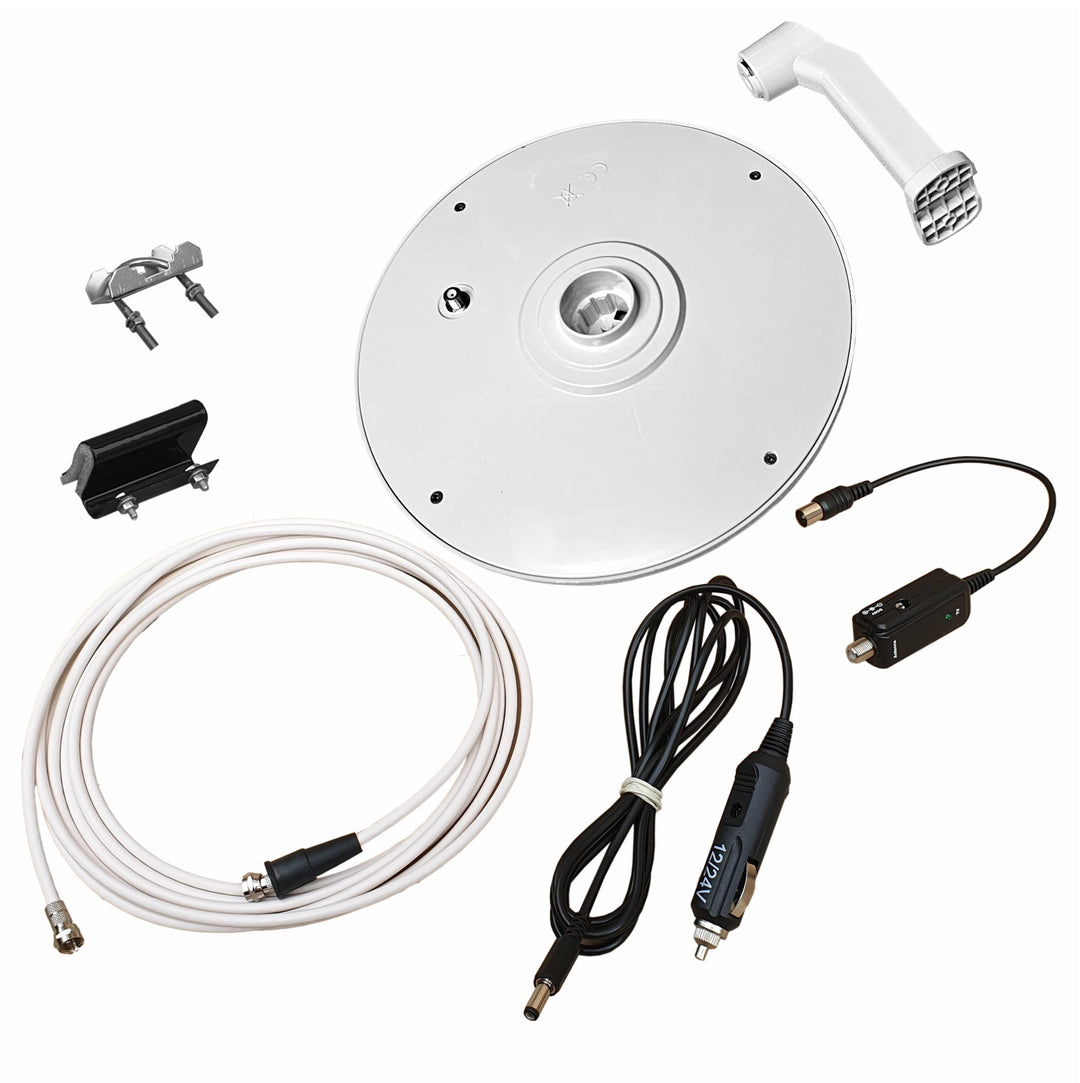 Omnidirektionale DVB-T2 Dachantenne 33 dB für Wohnmobil &amp; Boot - Bild 6