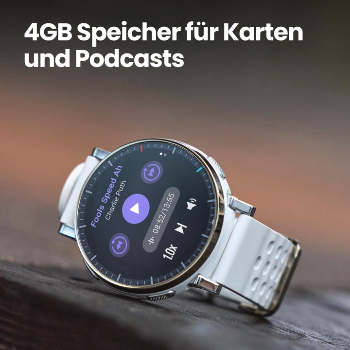 Lauf-Smartwatch AMOLED Saphirglas 12 Tage Akku mit GPS &amp; NFC - Bild 6