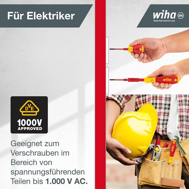 VDE Schraubendreher-Set 10-tlg. slimVario mit Bits in Falttasche - Bild 3