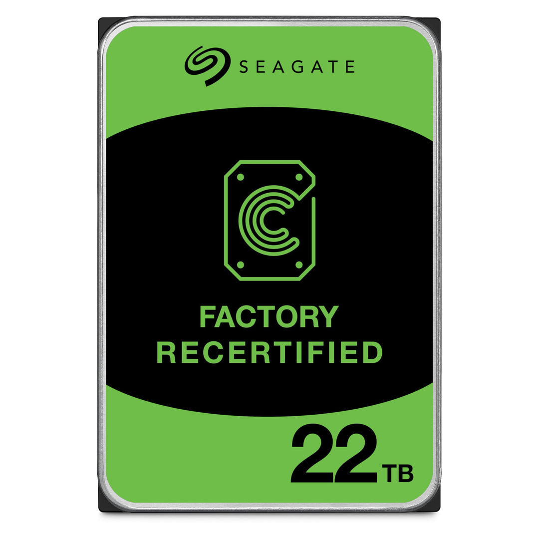 Interne Festplatte 22TB 3.5 Zoll SATA 6Gb/s 512MB Cache generalueberholt
