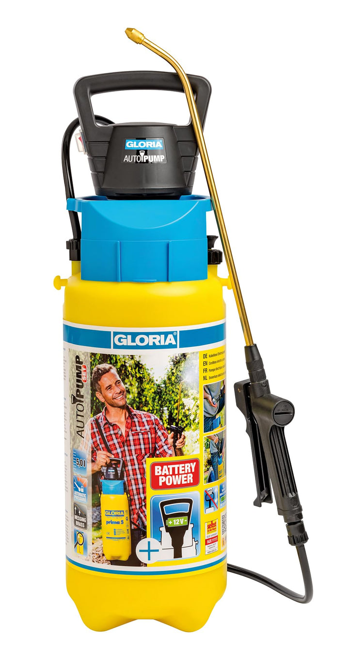 Elektrische Druckspritze 5 L mit AutoPump und Schultergurt