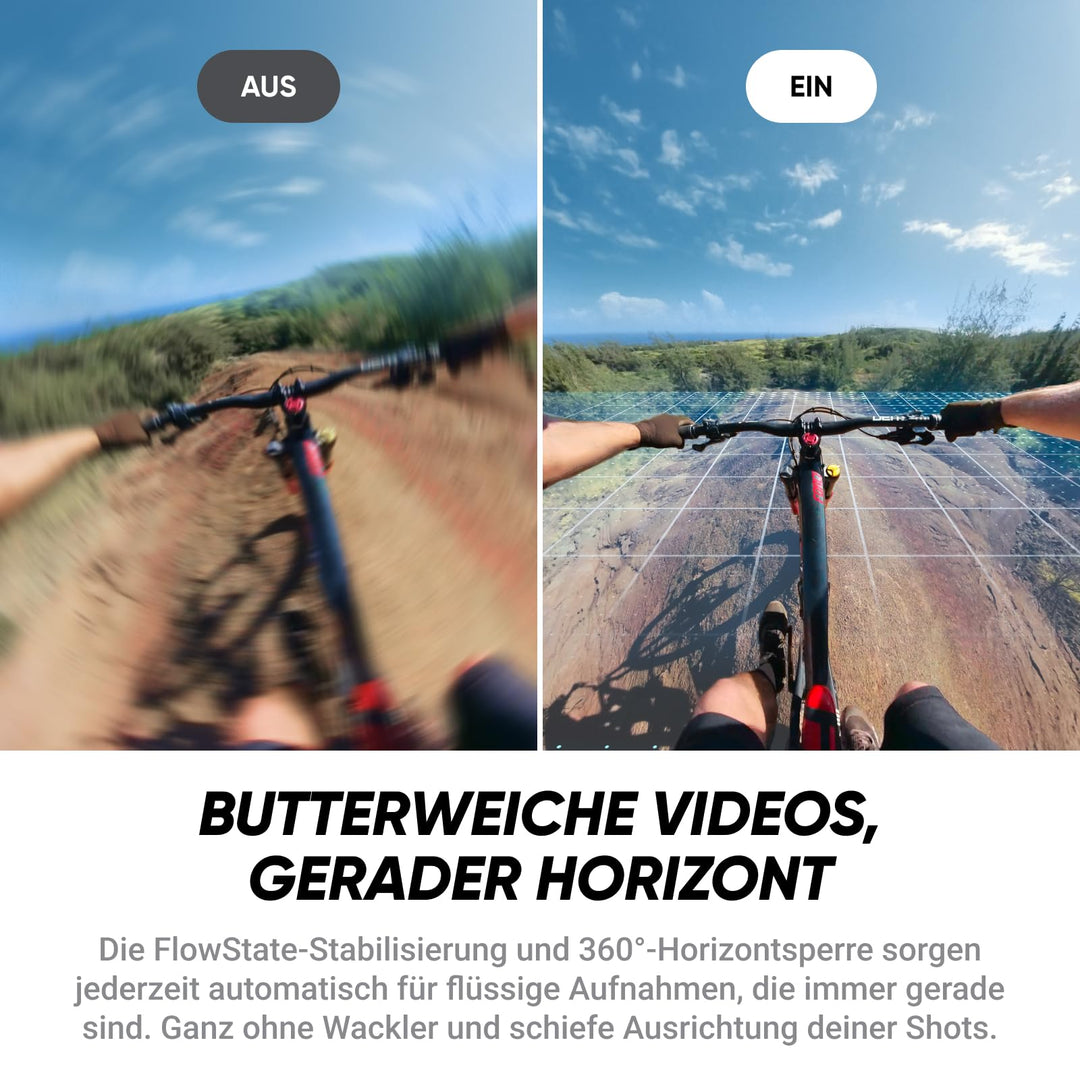 360-Grad-Actionkamera 8K 30fps mit Selfie-Stick, 165g leicht - Bild 9