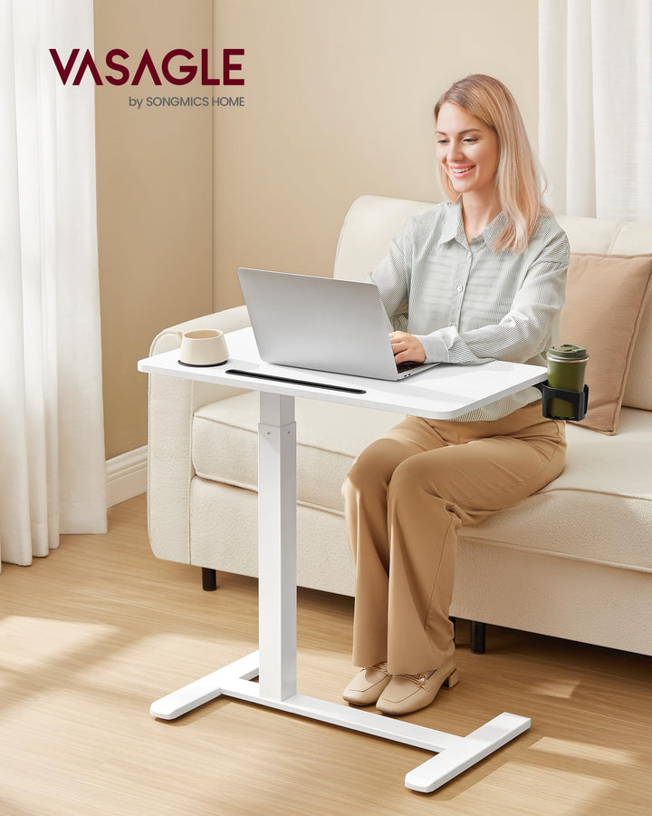 Beistelltisch höhenverstellbar mit Rollen 65-102 cm, 70x40 cm - Bild 2