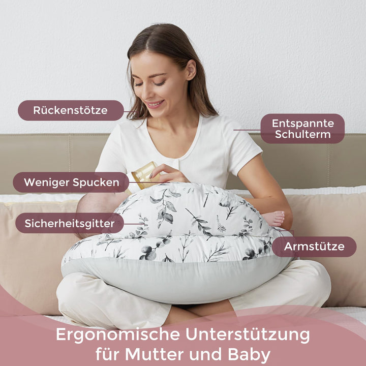 Stillkissen mit Sicherheitsumrandung Memory-Foam 53x65x31cm Seitenschläfer - Bild 2