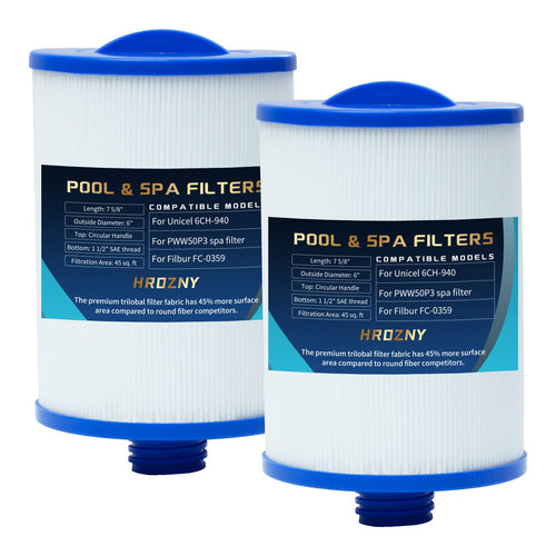 Whirlpool Filterkartusche Ersatz 45 sq.ft. Polyester 2er-Set