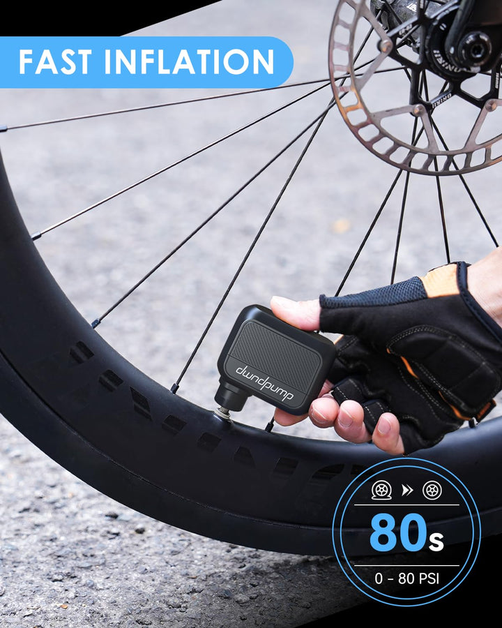 Elektrische Fahrradpumpe Mini 100 PSI Akku USB-C für Rennrad - Bild 2