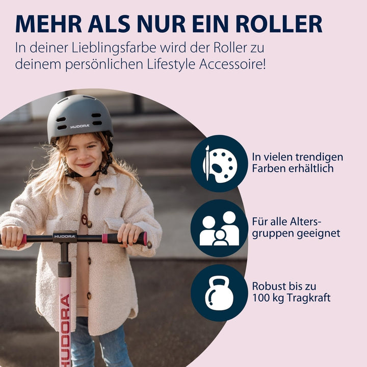 Tretroller Aluminium 205mm Räder höhenverstellbar bis 100kg - Bild 6