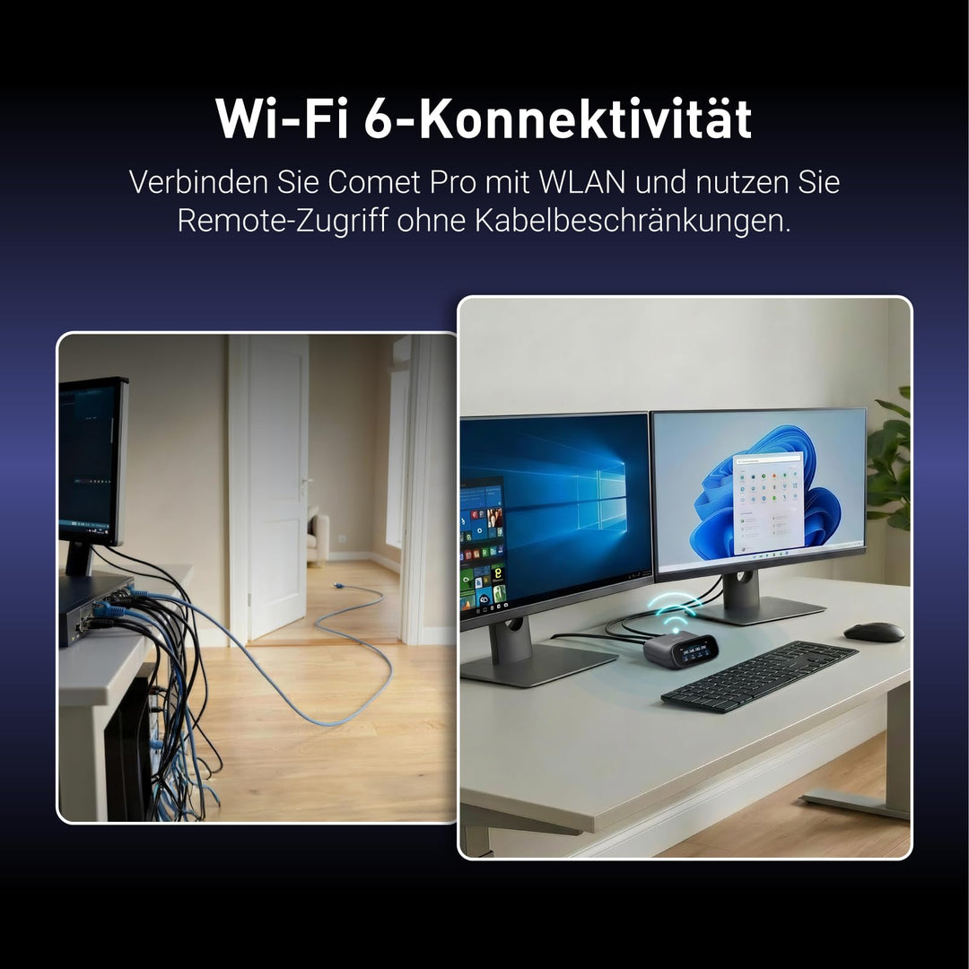 Remote KVM über Wi-Fi 6 Dualband 4K Passthrough Touchscreen - Bild 3