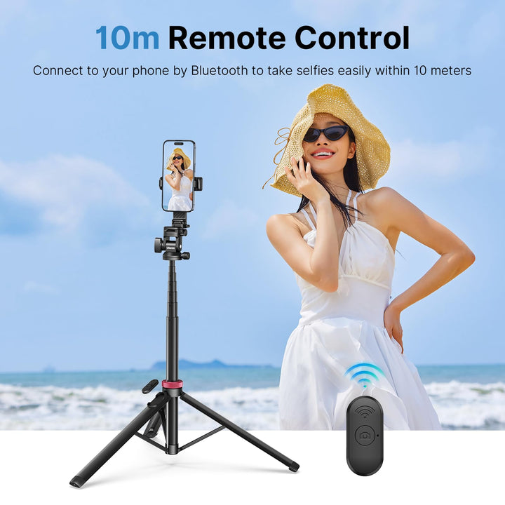 Stativ 3-in-1 Selfie-Stick 185cm mit Bluetooth-Fernbedienung - Bild 6