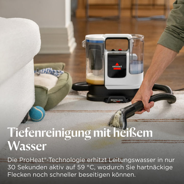 Teppich-Fleckenreiniger mit Hitzefunktion 1125W 16000 Pa Saugkraft - Bild 3