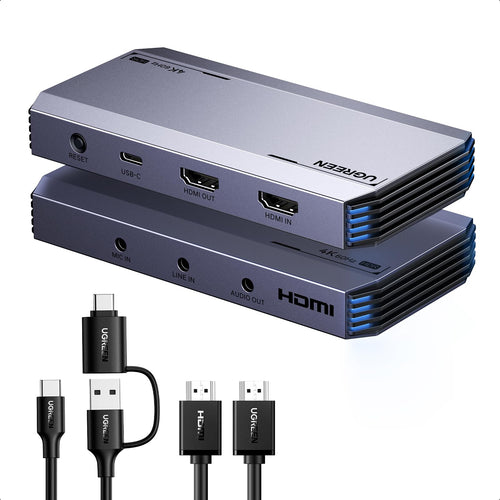 Video Capture Card 4K60Hz HDMI Loop-out mit RGB-Beleuchtung