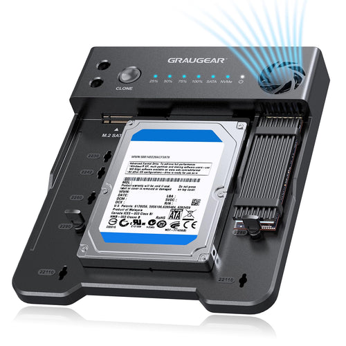 SSD Clone Station NVMe M.2 SATA 2,5"/3,5" USB 3.2 Gen2