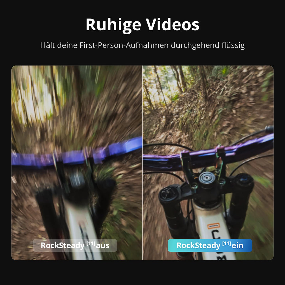 Action-Cam 4K/8K mit variabler Blende, 50 GB Speicher, wasserdicht bis 20 m - Bild 9
