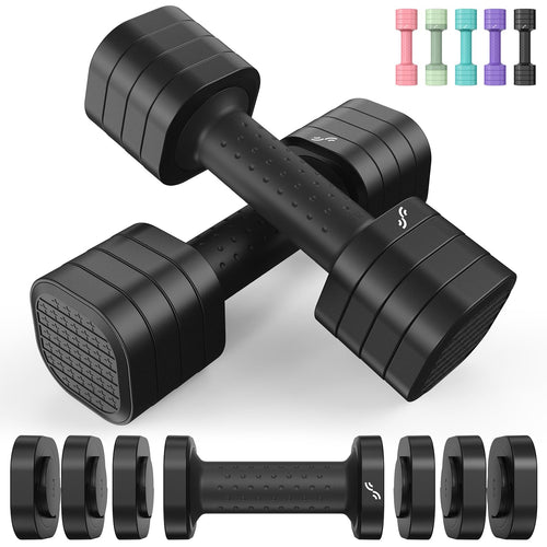 Verstellbare Kurzhanteln 2er Set 0,9–2,3 kg für Heimtraining