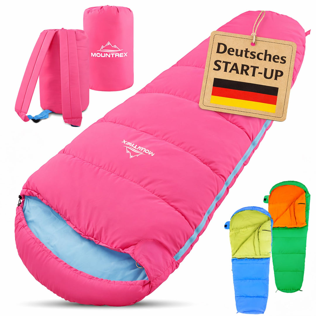 Kinderschlafsack Baumwoll-Innenfutter für Reisen und Camping
