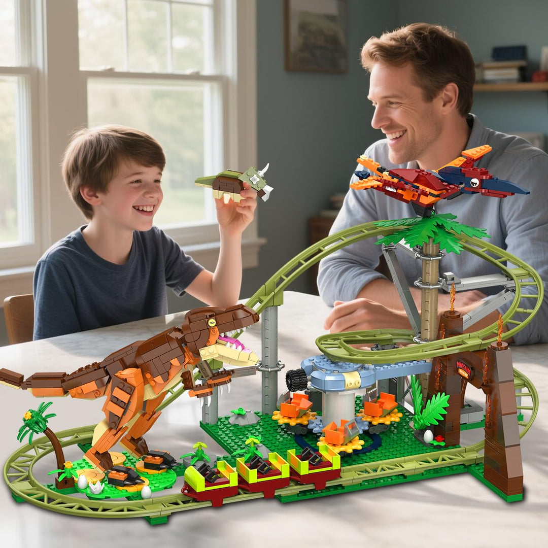 Dinosaurier Achterbahn Bauset mit Figuren für Kinder ab 8 Jahren - Bild 8