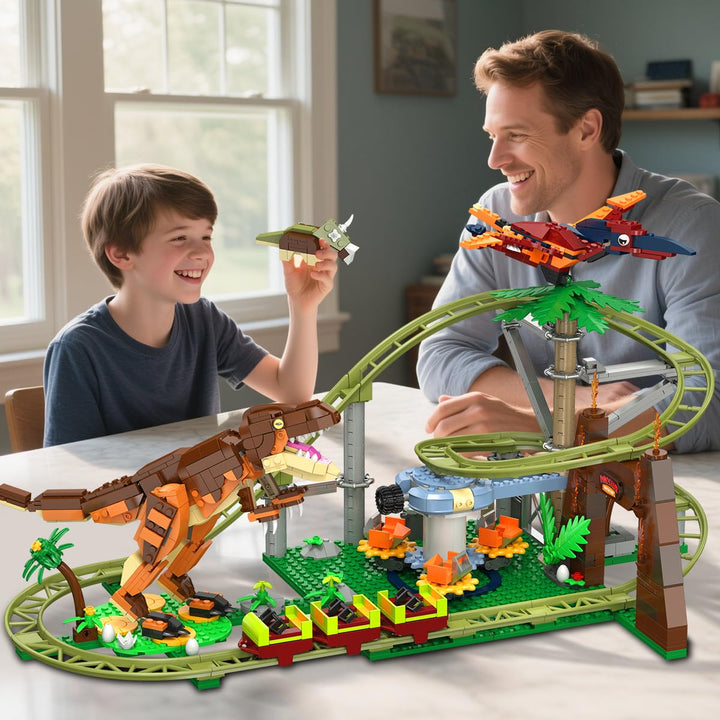 Dinosaurier Achterbahn Bauset mit Figuren für Kinder ab 8 Jahren - Bild 8