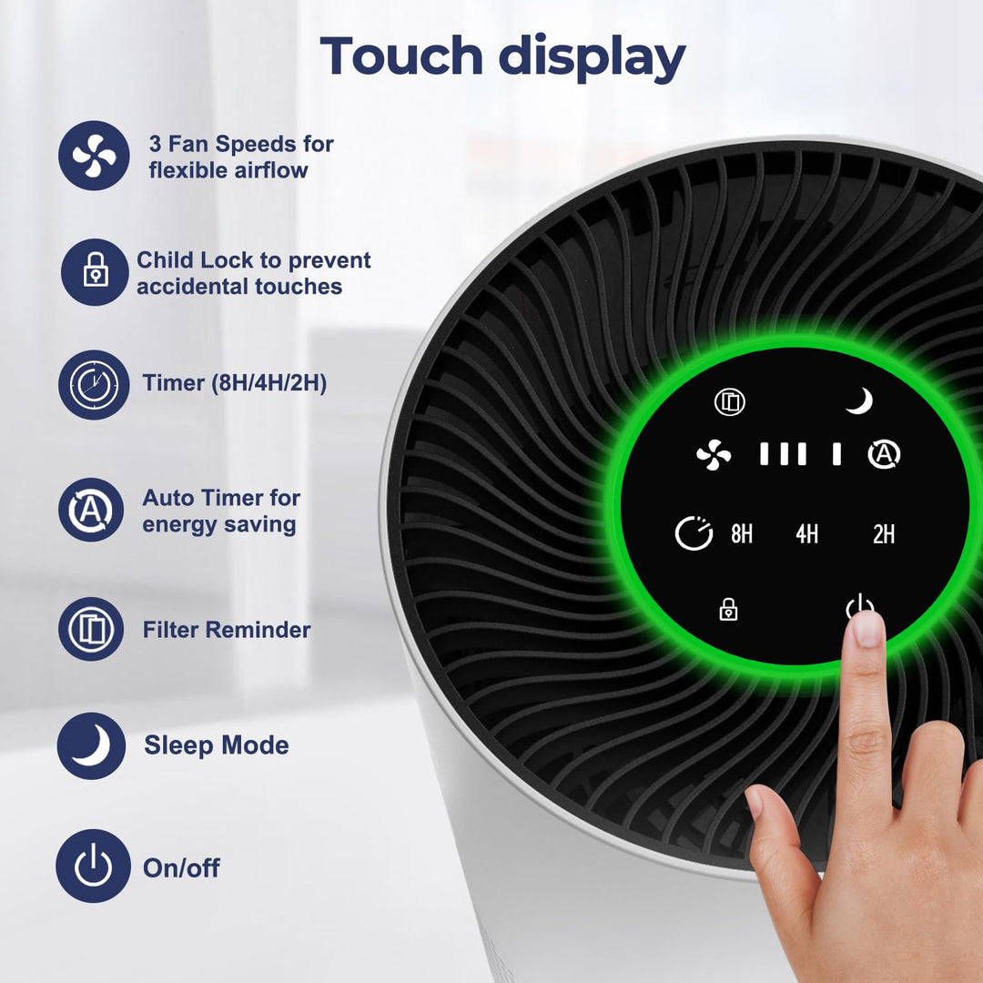 Luftreiniger HEPA 3-in-1 Filter CADR 305m³/h für Räume bis 100m² - Bild 6