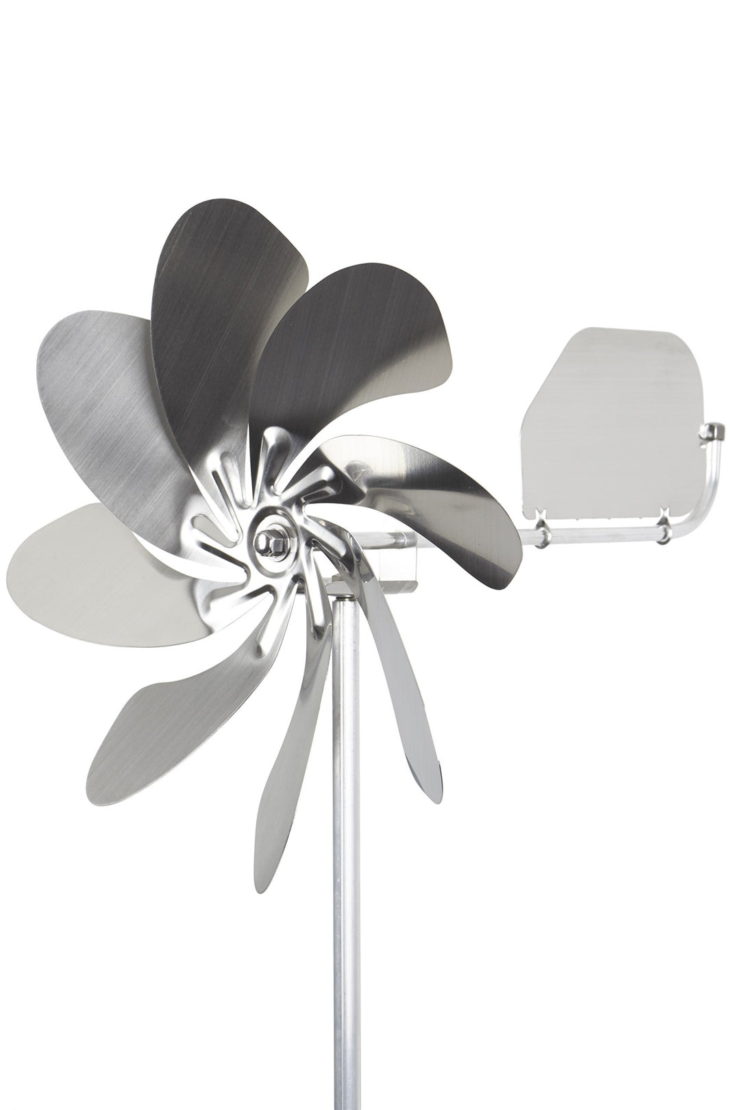 Windrad Edelstahl 28cm Rotor kugelgelagert mit Windfahne 360° - Bild 8