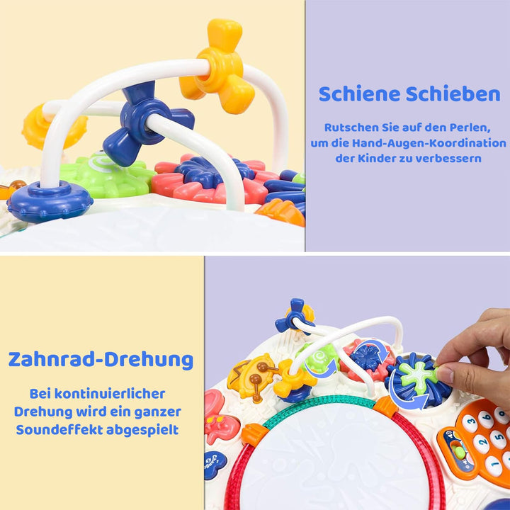 Baby Spieltisch 6-in-1 mit Musik &amp; Licht ab 12 Monate - Bild 3