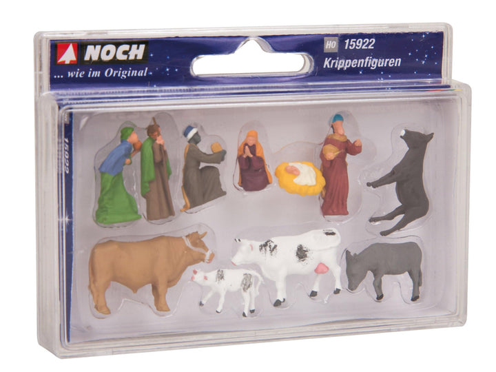 Weihnachtskrippe Bausatz H0 mit 11 Figuren und Zubehör - Bild 4