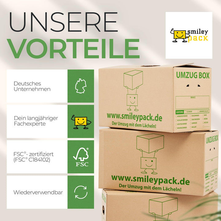 Umzugskartons gross 620x300x330mm 57L Schmetterlingsboden 50 Stück - Bild 7
