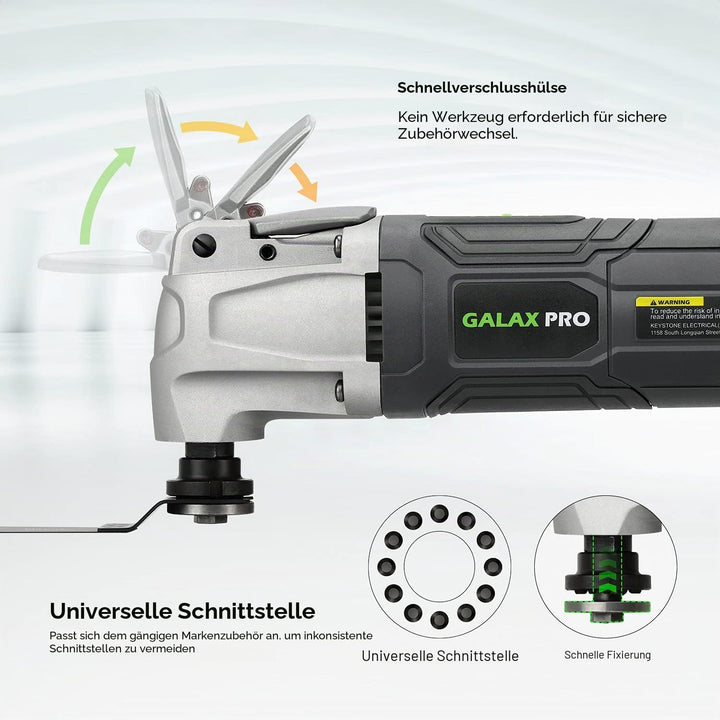 Oszillierwerkzeug 260W mit 39-tlg. Zubehör-Set 6 Geschwindigkeitsstufen - Bild 3