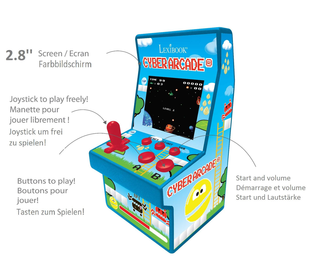 Retro Spielkonsole mit 200 Spielen und 2,8" LCD-Farbbildschirm - Bild 4