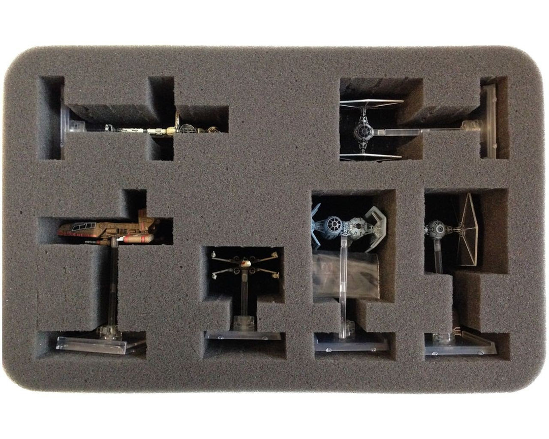 Figurentasche Schaumstoff-Einlagen 40mm Raster für Tabletop-Miniaturen - Bild 4