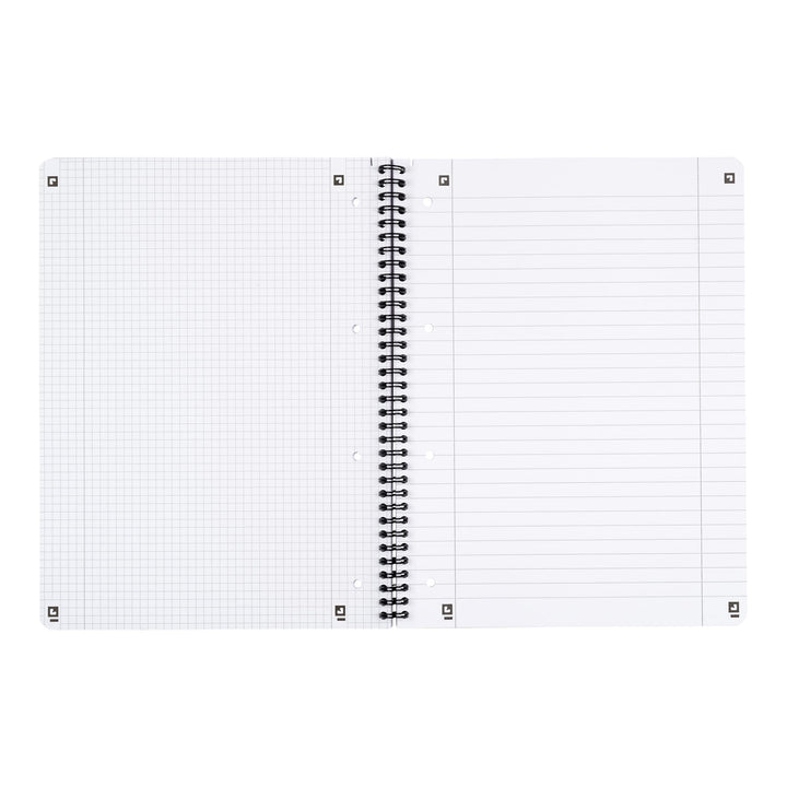 Collegeblock A4 kariert &amp; liniert 80 Blatt Spiralbindung 10er-Set - Bild 3
