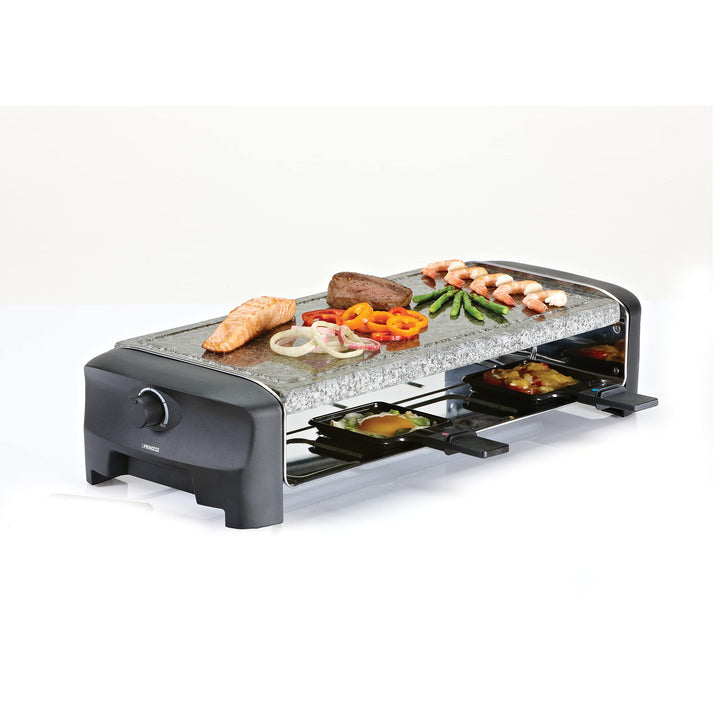 Raclette-Steingrill 1400W für 8 Personen mit Natursteinplatte - Bild 2