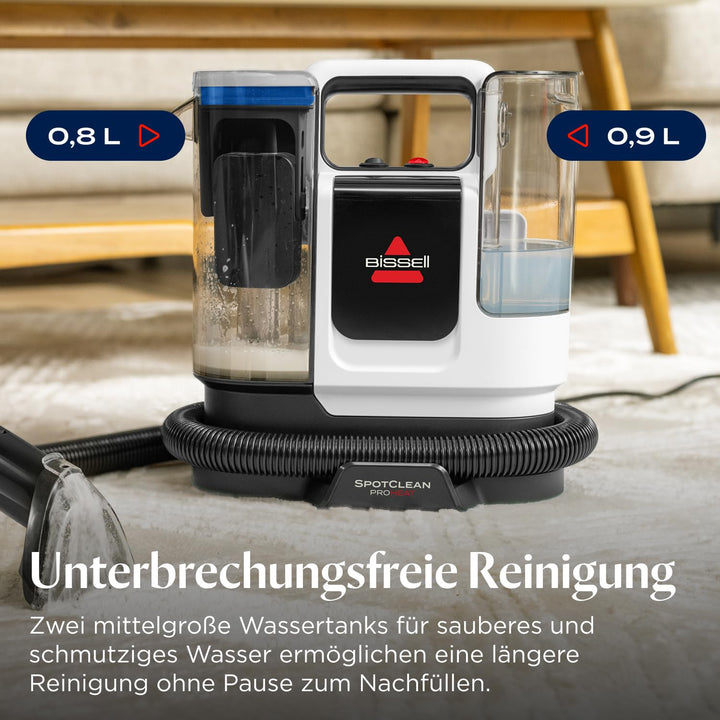 Teppich-Fleckenreiniger mit Hitzefunktion 1125W 16000 Pa Saugkraft - Bild 9