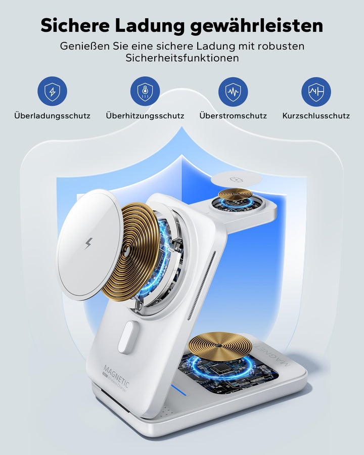 3-in-1 Ladestation iPhone Apple Watch AirPods faltbar 20W - Bild 9