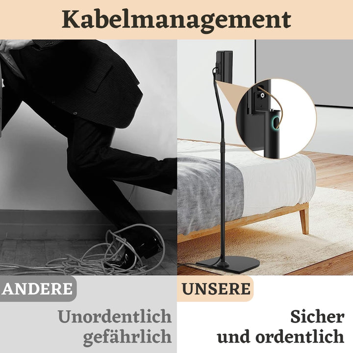 Lautsprecherständer höhenverstellbar mit Slideconnect für Bose Surround - Bild 5