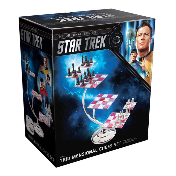 Dreidimensionales Schach-Set Star Trek Replik 7 Acrylbretter 32 Figuren - Bild 6