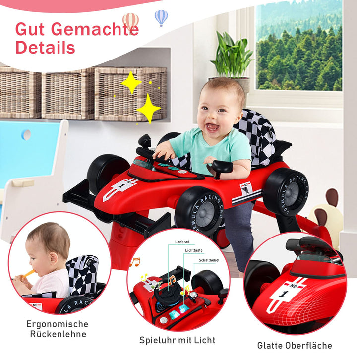 Lauflernhilfe 4-in-1 Auto mit Musik &amp; Licht für Babys 6-18 Monate - Bild 4