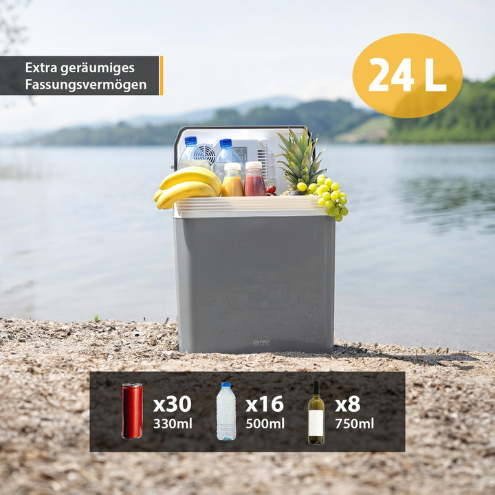 Elektrische Kühlbox 24L 12V/230V kühlend &amp; wärmend für Camping - Bild 3