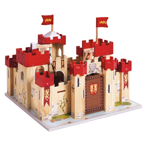 Ritterburg Holz Löwenherz Rollenspiel Schloss für Kinder